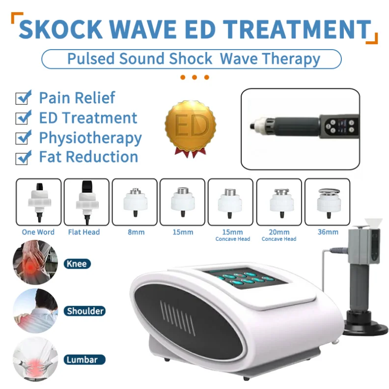 

Professional Extracorporeal Shock Wave Device Therapy Equiments Physical Portable Ed Machine With 3 Different Waves