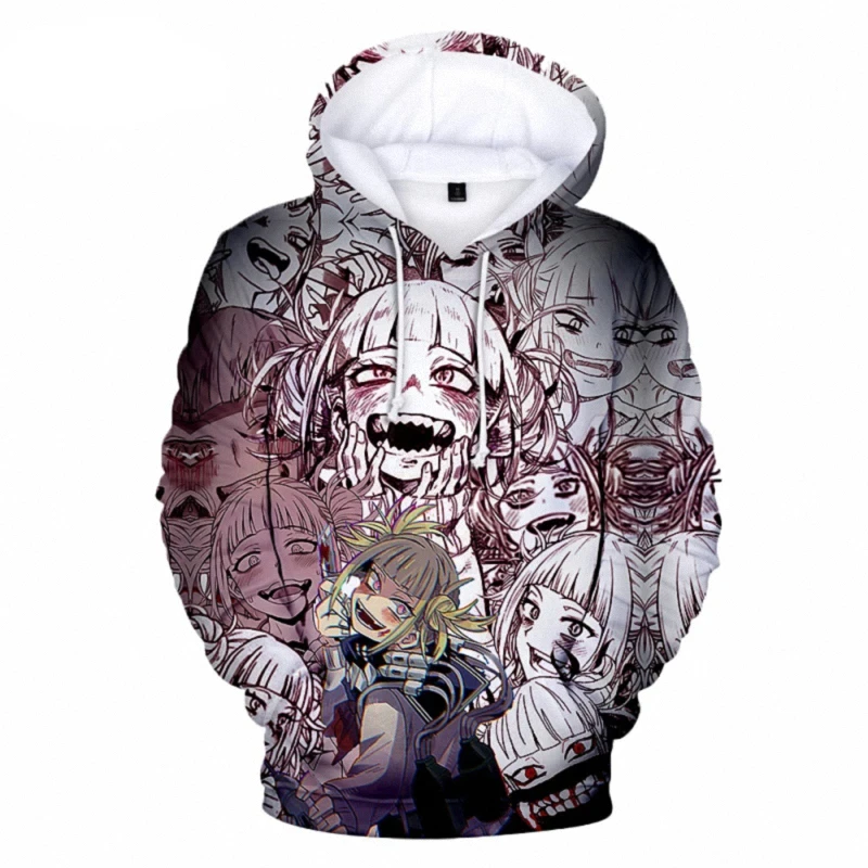 

2023 Japanese Anime Himiko Toga 3D Printed Hoodie Sweatshirts Men Women Fashion Casual Pullover My Hero Academia Cute Hoodies