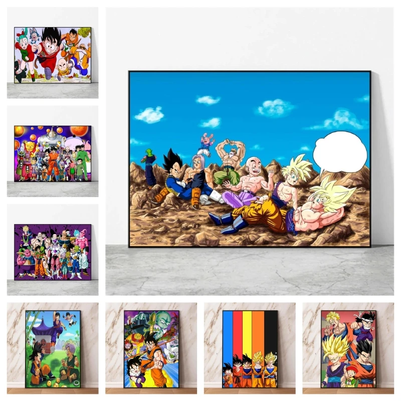 

Anime Character Pictures Decorative Poster Home Modular Prints Hanging Classic Wall Decoration Gifts Living Room