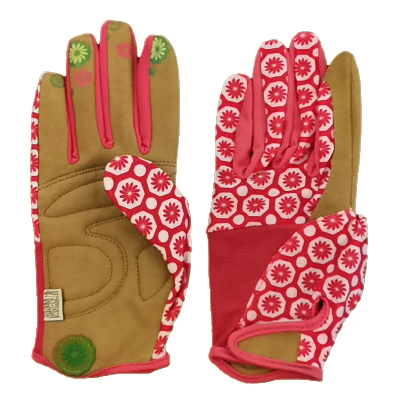 

Garden planting protective gloves Breathable polyester synthetic leather Labor protection Safety stab resistant work gloves Spli