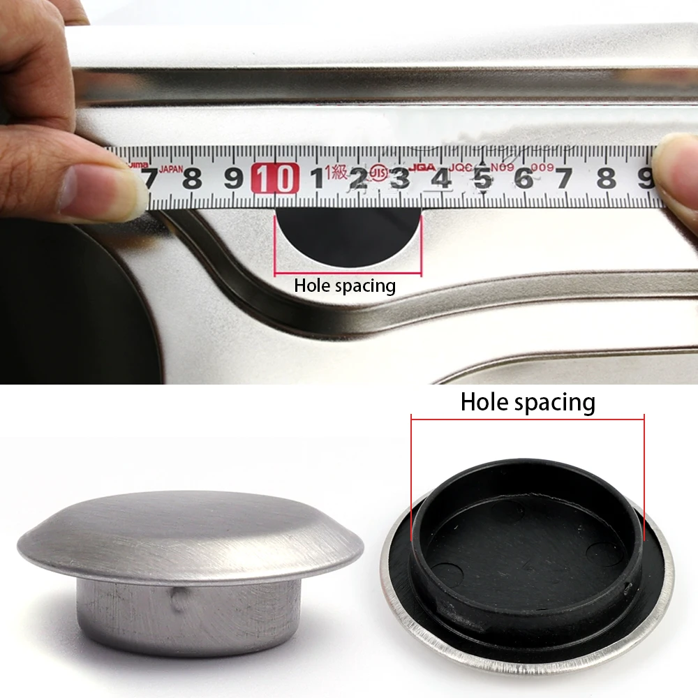 Faucet Hole Cover Stainless Steel Water Blanking Plug Stopper for Washbasin Sink Tap Anti-leakage Kitchen Drainage Sealing Cover