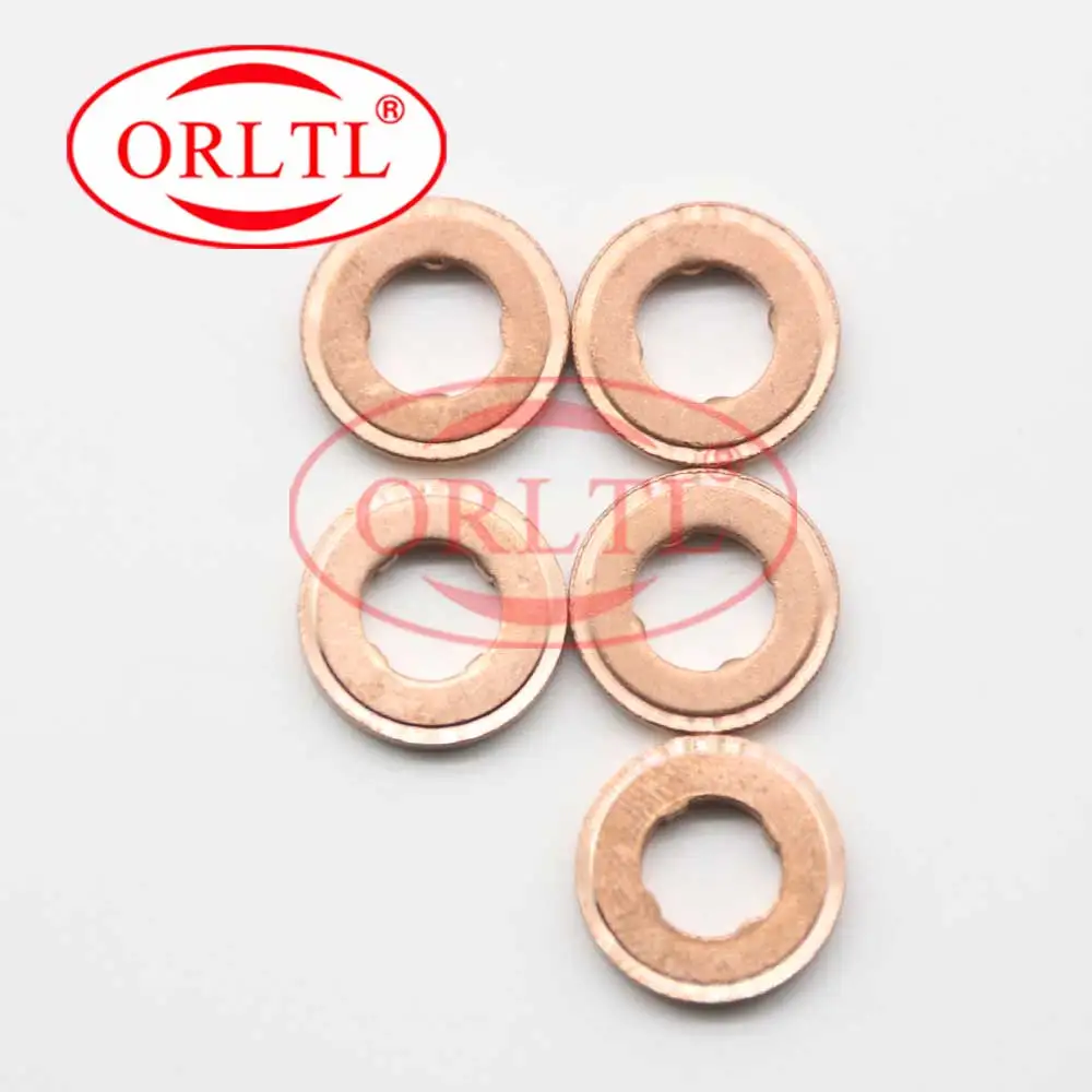 2.5mm Copper Washer Rings 9001-850D Shims Gasket 9001850D For Delphi Common Rail Fuel Injector 4 Pieces