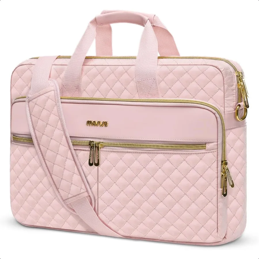 Stylish Quilted Laptop Bag for Men and Women