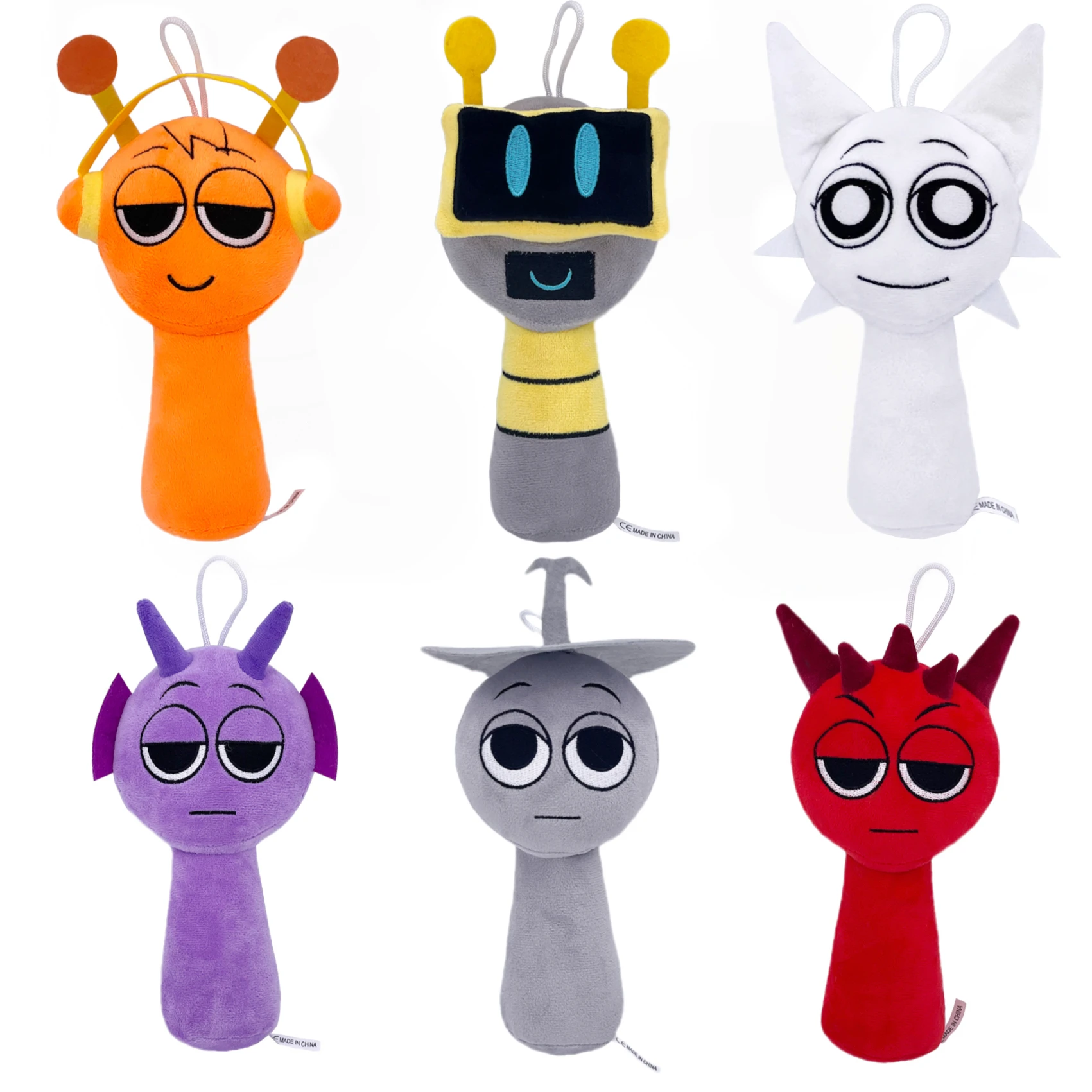 Sprunki Plush Toys Sprunki Incredibox Plush Doll Sprunki Game Cartoon Pillow Kids Birthday Gifts Stuffed Dolls Christmas Gift 3