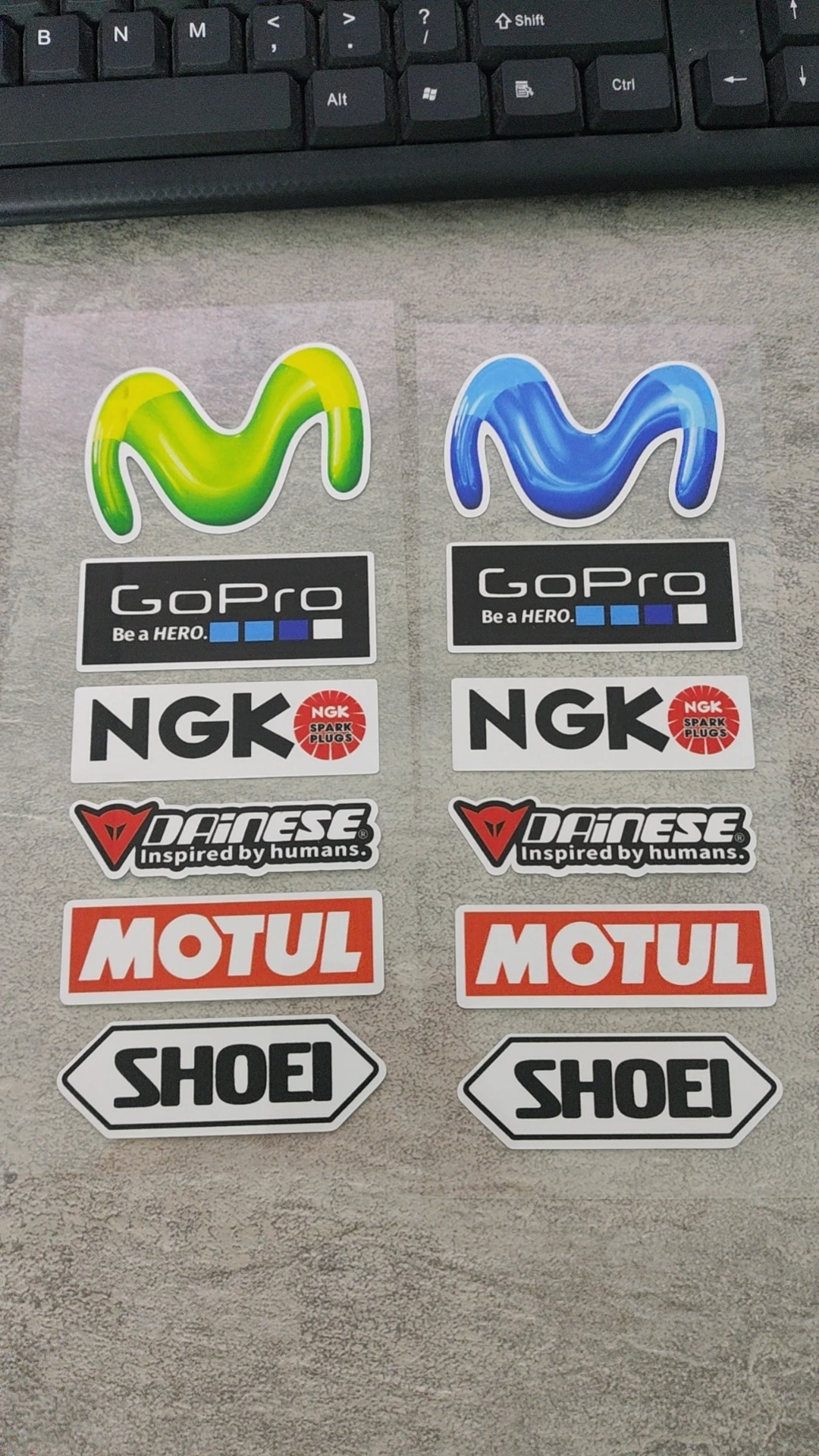 

Motorcycle sticker Electric car latte modified helmet Decal Personality Creative Sponsor sticker motorcycle accessories