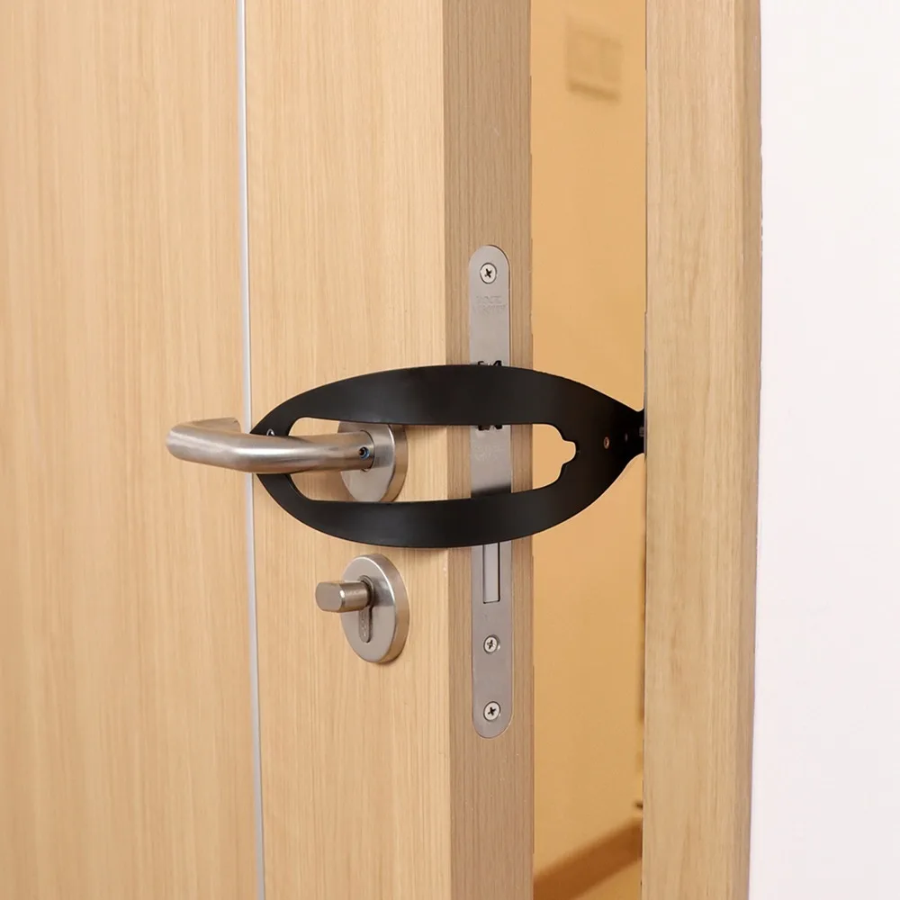 Adjustable Adaptable Cat Dog Supplies Safety Cat Door Buckle Dog-Stopper Pet Door Holder Strap cat door pet door