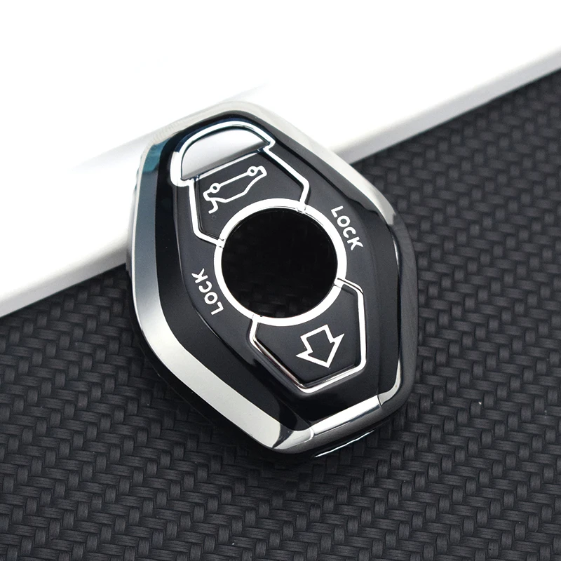Deluxe Protective TPU Car Key Cover with Fob Sleeve