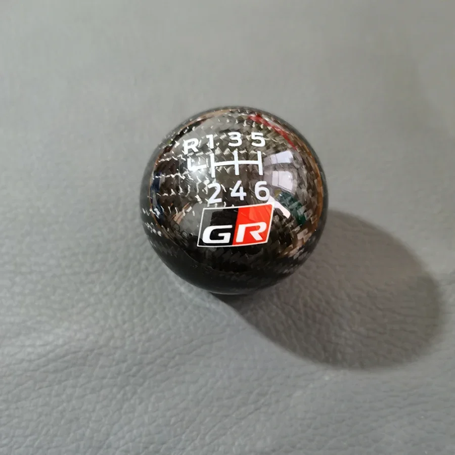 도요타 코롤라 GT86 용 6 단 수동, 스바루 BRZ WRX STI GR 개조 기어 시프트 노브 시프터 레버, 핸드볼 탄소 섬유