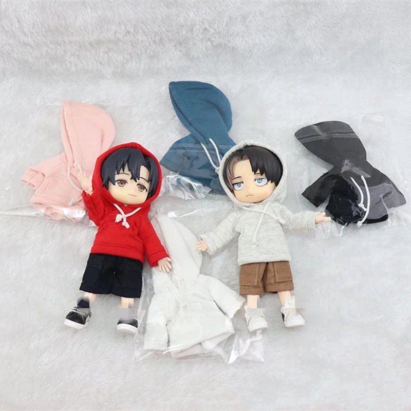 

Ob11 Doll Clothes Short Overalls Cargo Pants Clothes Hoodie Pant for Ob11, Molly, 1/12 BID Doll Jeans Doll Accessories Clothing