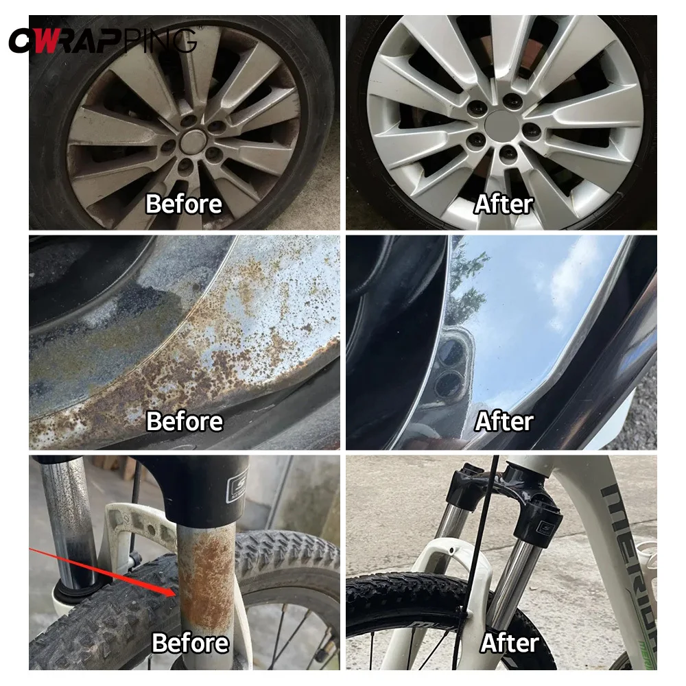 100ML Car Wheel Rims Repair Tool Car Detailing Auto Iron Remover Dust Remover Dent Scratch Restore Wheel Rim Care Accessories