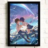 Japan Anime Your Name Picture Art Home Decor qualità Cartoon Canvas Painting Poster per la camera da letto Living 21