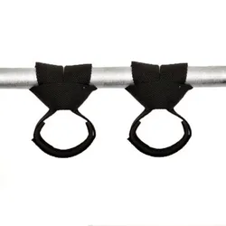 Enhanced Grip Lifting Straps - Anti-Slip Wrist Wraps - L (Black)