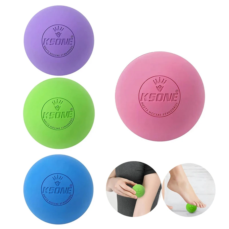 Bola de masaje de Fascia para liberación miofascial, bolas de masaje para cuello y pies, Yoga, Fitness, relajación muscular, cuidado de la salud, 6,3 CM