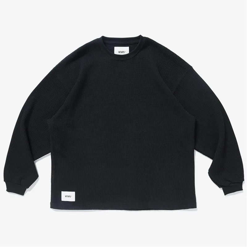 WTAPSWAFFLELSCOTTONJapanesefashionbrandwafflecrewneckpullover