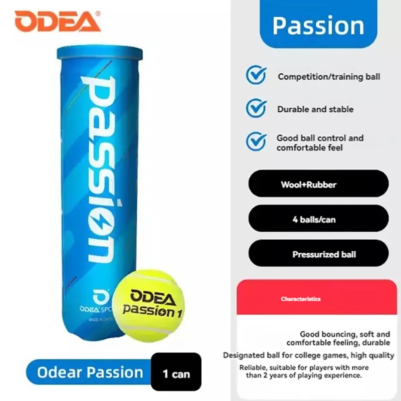 1 Can/ 4 Cans Tennis Match Balls Air Pressure Enough Beginner Training Professional Practice Use 4 Balls/Can