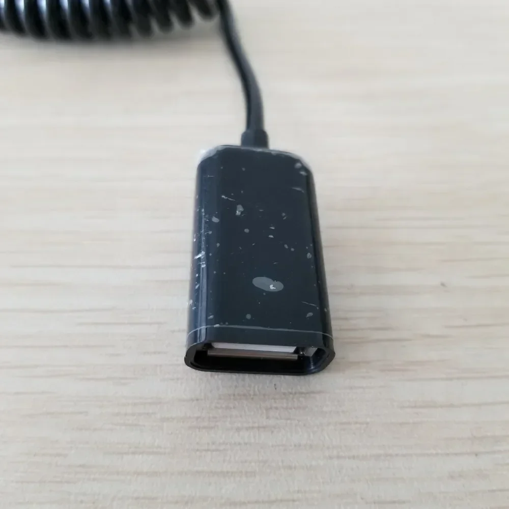 카메라 마우스 장치용 USB 2.0 용수철 텔레스코픽 데이터 익스텐션 케이블, 수-암, 3M