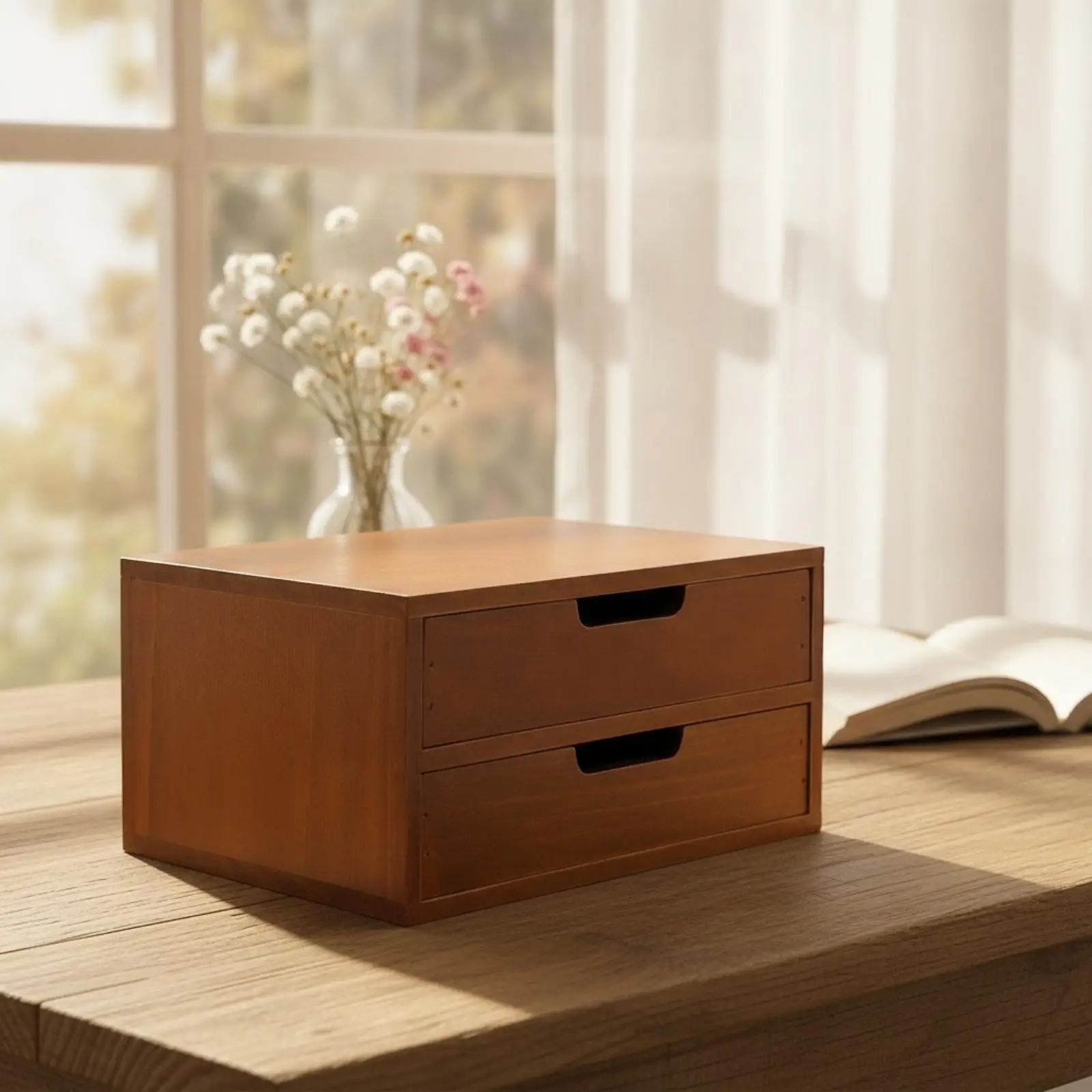 Compact Desk Organizer with Multi-Drawer Storage System