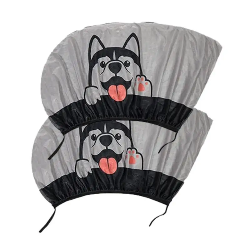 

2 шт., сетчатые чехлы для автомобильных окон, передних/задних боковых окон