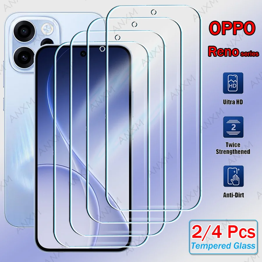 Premium Tempered Glass Screen Protector - 2/4 Pack Set