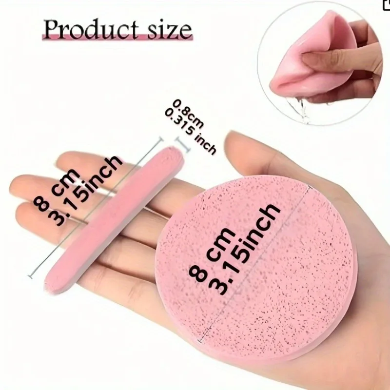 10/20/30PCS Compressed Facial Sponge for Estheticians Face Round Cleansing Sponge Makeup Removal Pad Exfoliating Spa Washing 3