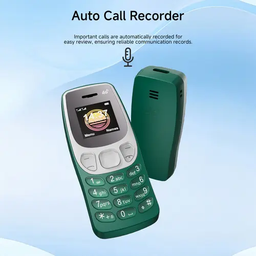 SERVO BM80 2G VS 4G Mini Mobile Phone Dual SIM Speed Dial Auto Call Recording Blacklist Magic Voice Small Cellular Phones Type-C - Image 5