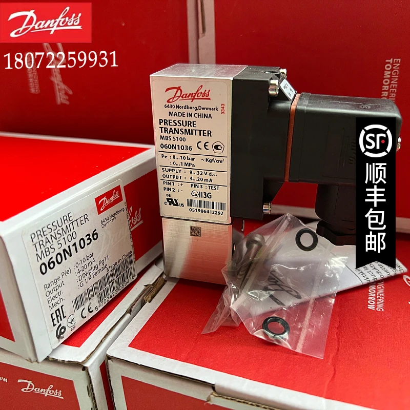 

Danfoss Pressure Sensor MBS 5100-1221-A6DB04-4 060N1050 0-1.6BAR