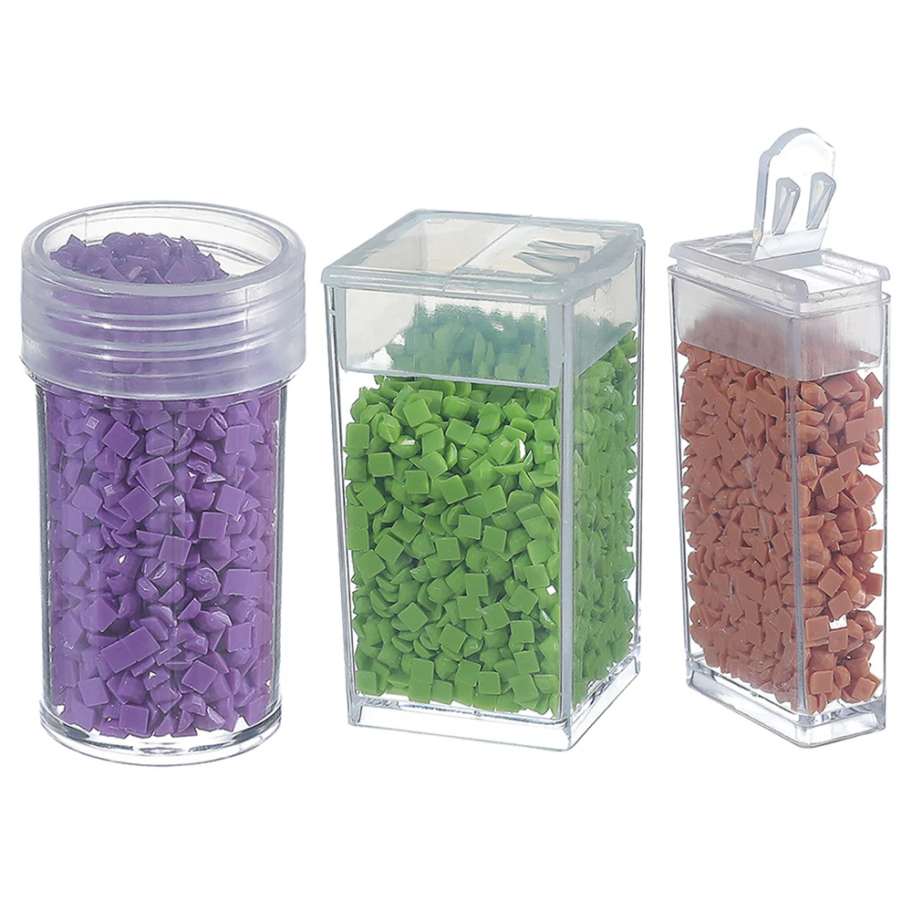 30/50/90/120/150PCS Diamond Painting Round/Square Storage Box Crystal Bead Storage Container Bottles Diamond Painting Accessorie