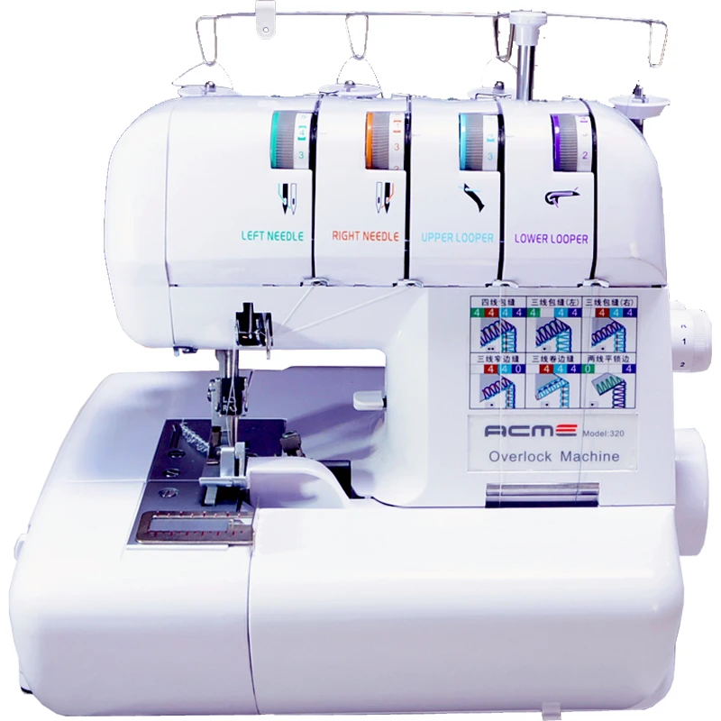 

Small home automatic 3 lines 4 lines multifunctional eat thick locking machine overlocking machine