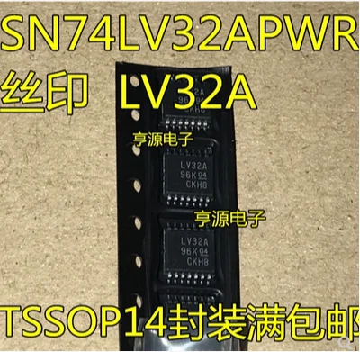 

Free Shipping 50pcs SN74LV32APWR 74LV32A LV32A TSSOP14
