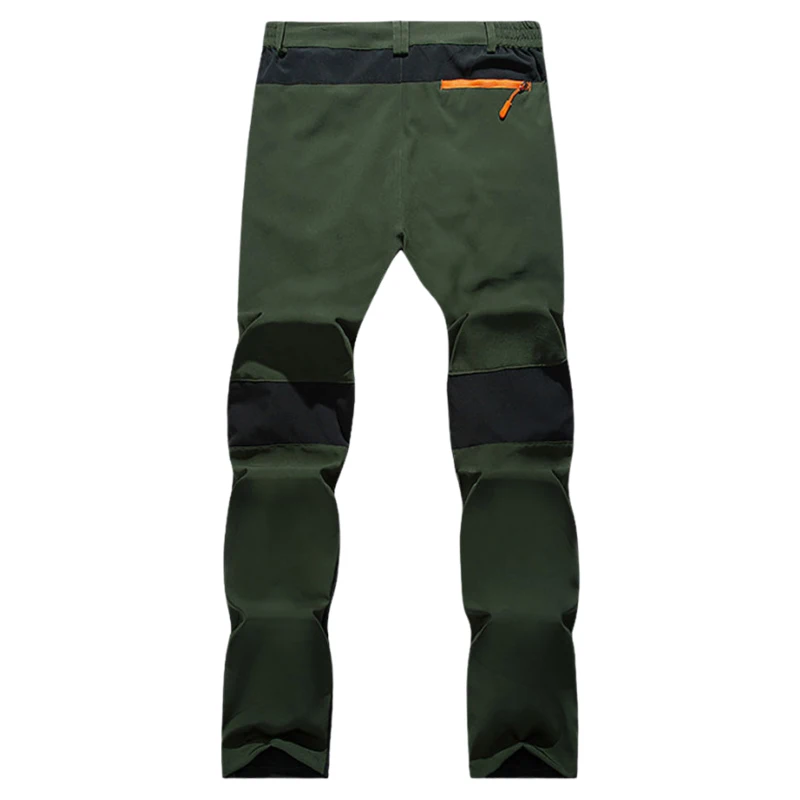 TRVLWEGO Men Summer Sports breathable Pants Hiking Trousers Camping Splash Prevention Quick Dry UV Resistant Elastic Thin 2