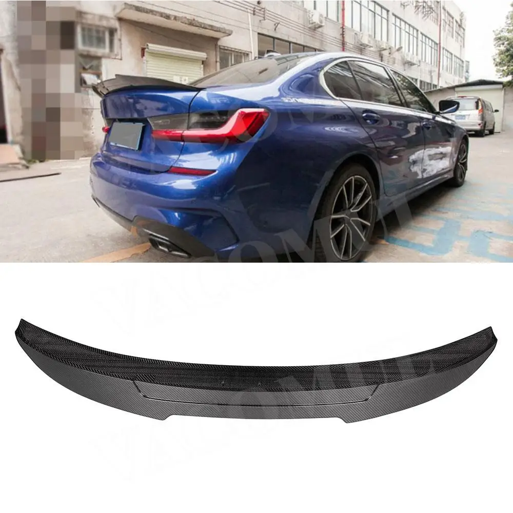 

Сухой спойлер для багажника из углеродного волокна для BMW 3 серии G20 G80 M3 седан 2019-2022 задний спойлер для багажника автомобильный Стайлинг