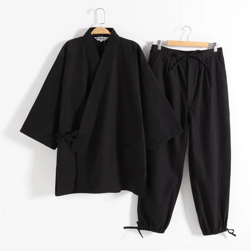 

Samue Men's Japanese Clothes Ninja House Yard Garden Christmas Pajamas PJs Jarmies Loungewear