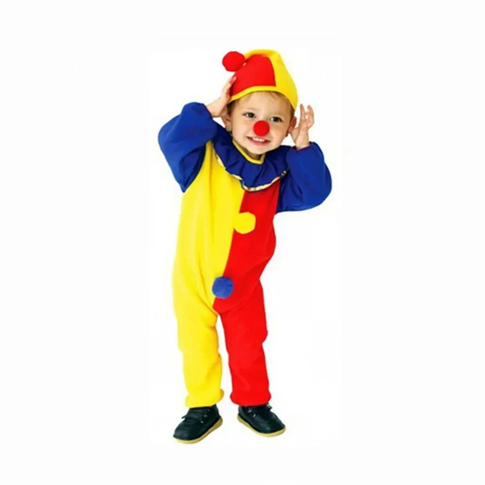 Carnival Clown Circus Cosplay Costumes Halloween Children Kids Boys Girls Baby Birthday Carnival Party Dress