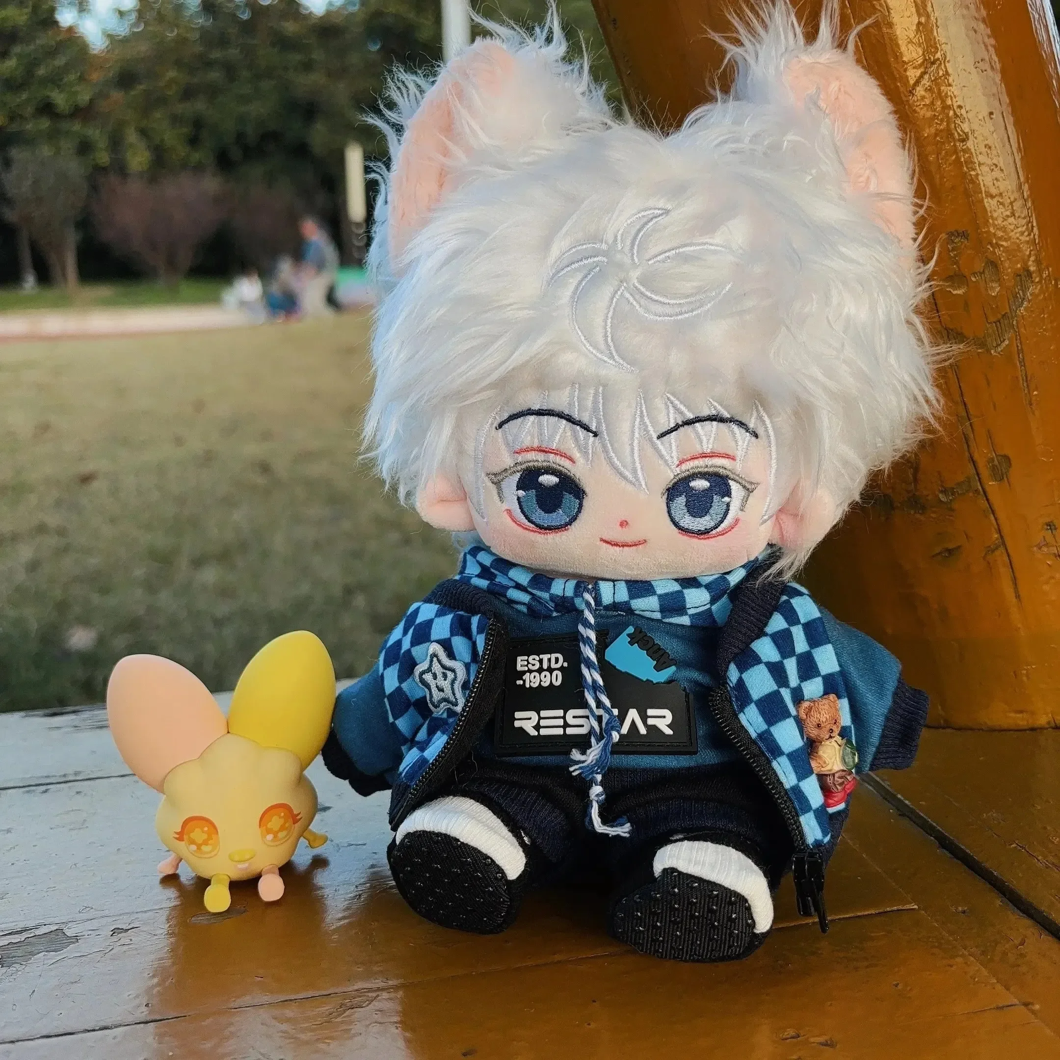 

Аниме HUNTER×HUNTER Killua Zoldyck 20 см плюшевое хлопковое Кукольное тело Косплей милое ухо одежда плюшевая наряд Подушка подарок