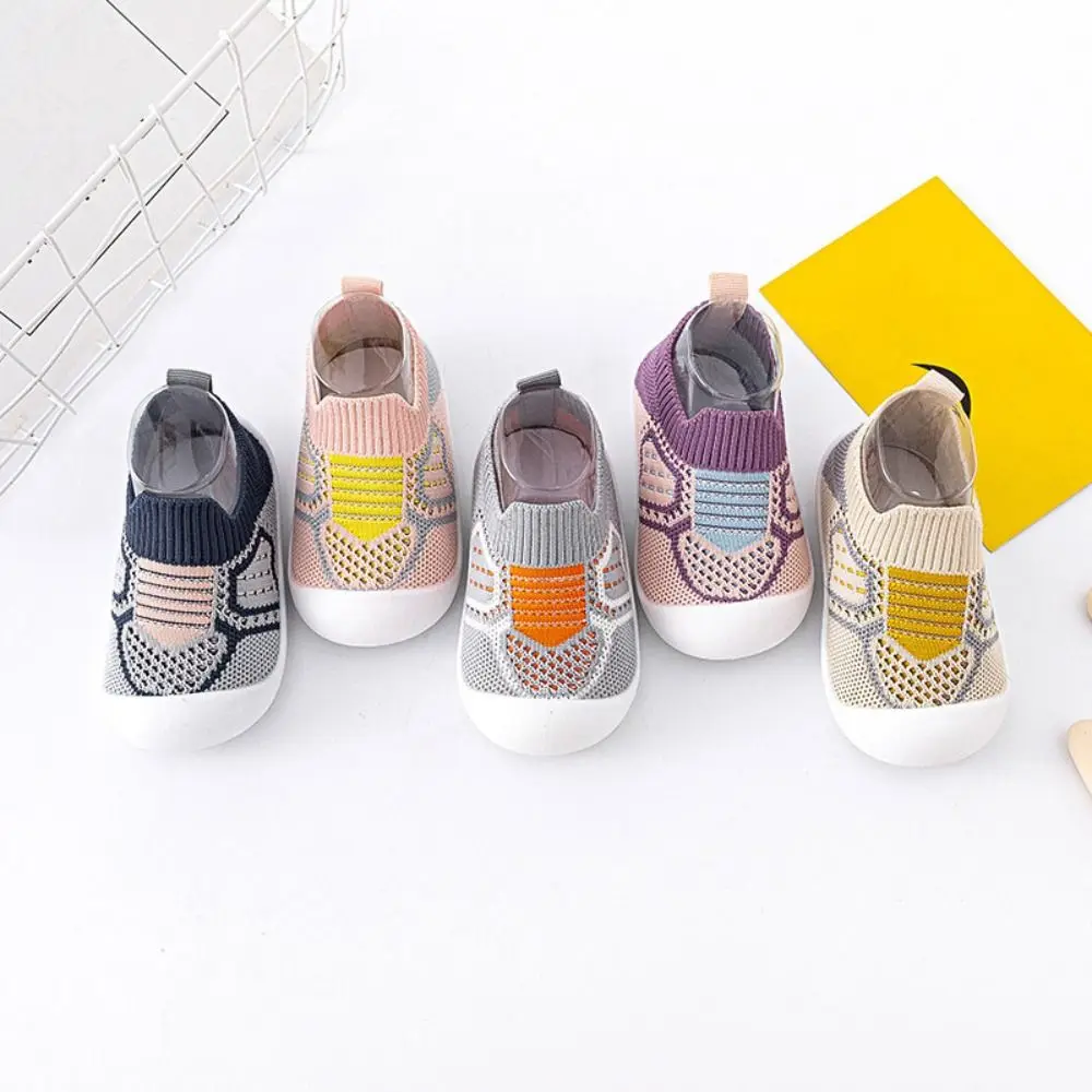 Mesh Design Breathable Mesh Baby Shoes Anti-slip Bottom Soft Sole Non-slip Baby Shoes Lightweight Breathable Fabric