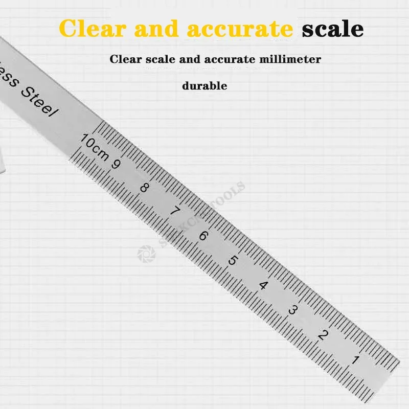 Digital Angle Gauge Adjustable Angle Gauge 180 Degree Protractor Metal Angle Finder Goniometer Angle Ruler Stainless Steel Woodworking Tools Rotary Measuring Ruler 100/150