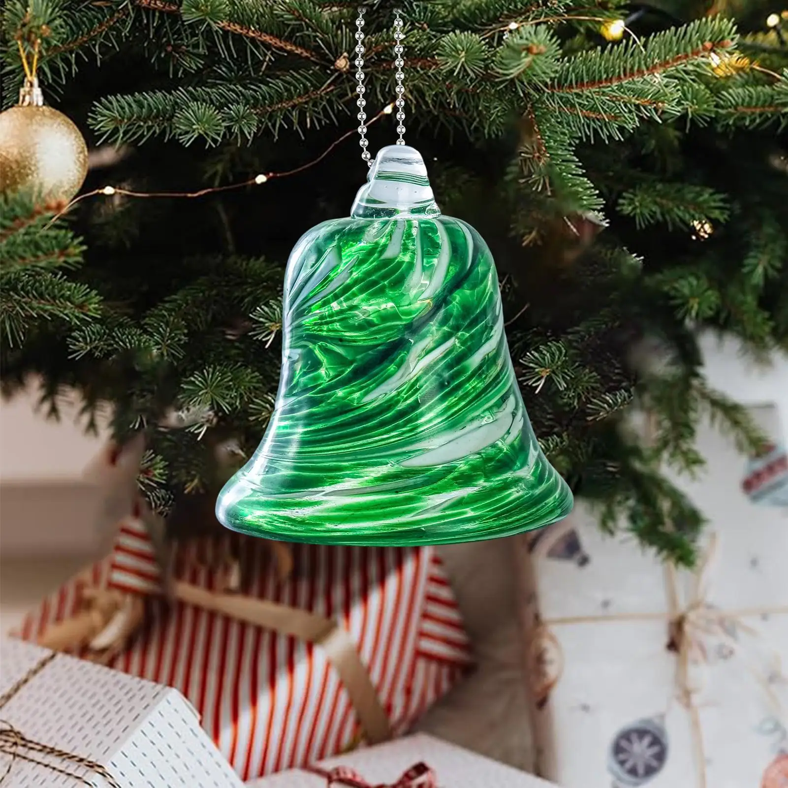 Christmas Bells For Decoration Aesthetic Festive Crafts Colorful Bells Holiday Christmas Decorations For Indoor Wall Door Window