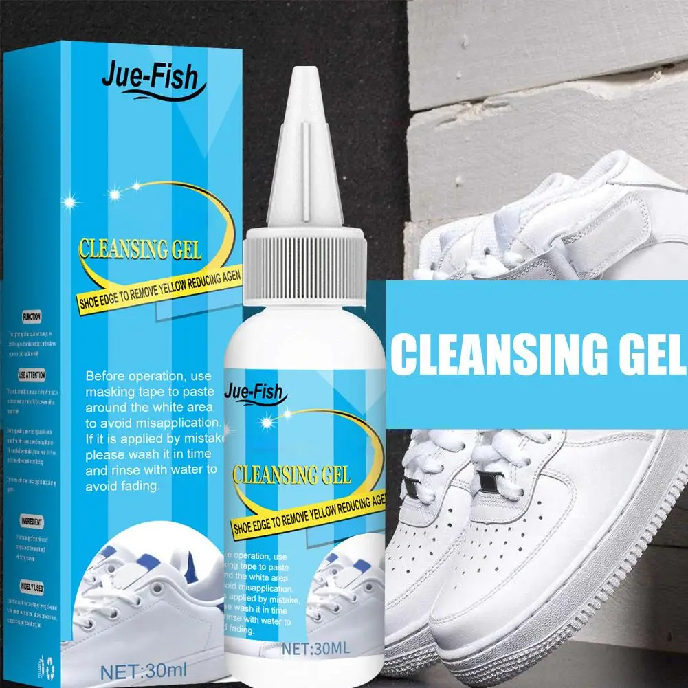 30ml shoes cleaner kit removes shoes whitening cleansing gel shoe washing machine dirt cleaning foam cleaner brush sneaker cleaner
