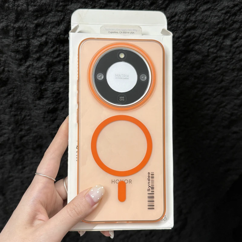 Enhanced Translucent Shockproof Case with Matte Finish