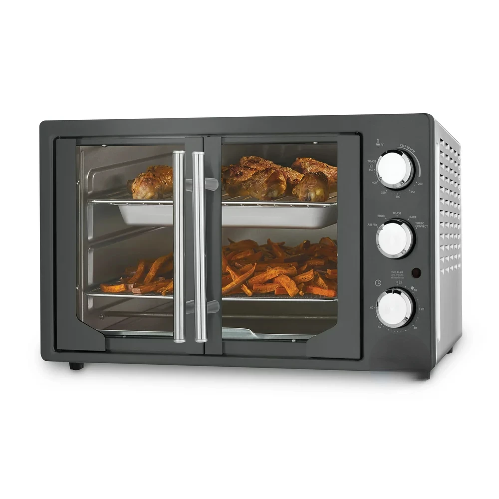 

French Door Air Fry Countertop Toaster Oven