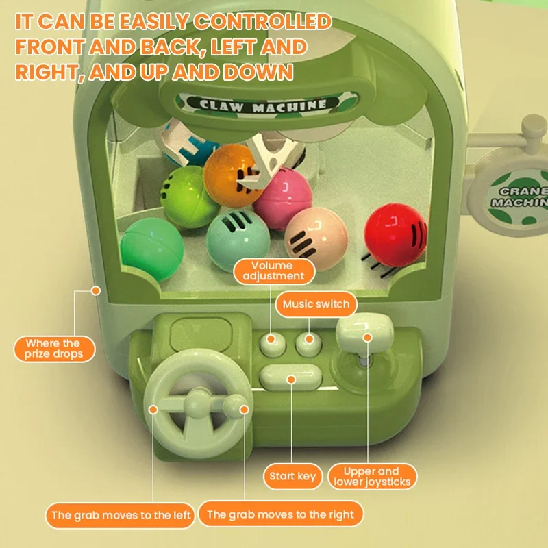 Kids Electronic Claw Machine – DIY Arcade Grabber Toy 4