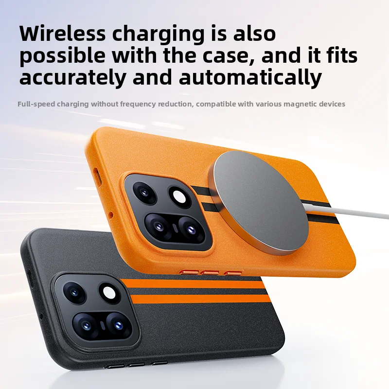 Fashionable Hard PC Matte Magnetic Protective Back Cover Case - Compatible with MagSafe
