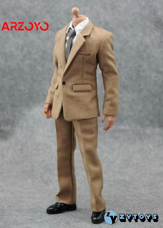 Zytoys-アクションフィギュア用の男性スーツ、1/6スケール、洋風