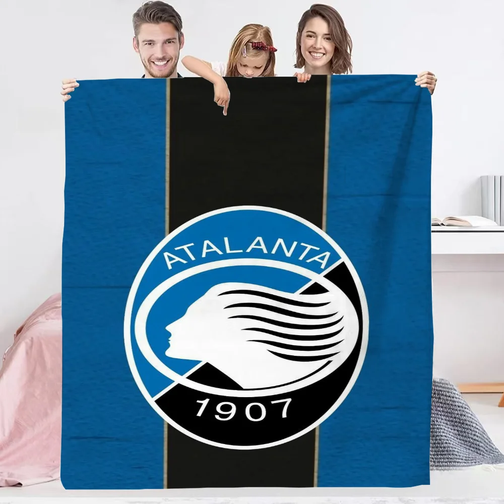 Cute Throw Blanket Fluffy Atalanta Football Club Logo Home Interior Luxury Blankets & Throw Blanket for Sofa Blankets & Throws 2
