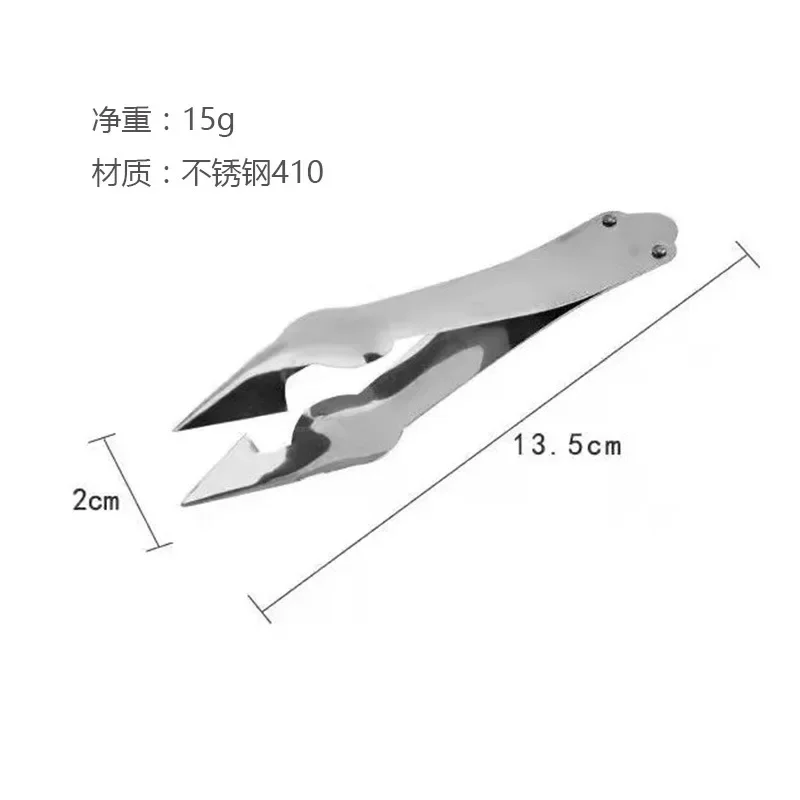 New Creative Practical Stainless Steel Cutter Pineapple Eye Peeler Pineapple Seed Remover Clip Home Kitchen Fruit Tools