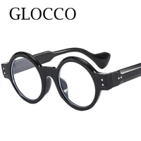 Fashion Green Round Reading Glasses Trend Women Brand Big Frame Colorful Eyewear Anti Blue Light Prescription Glasses Diopter -3 2
