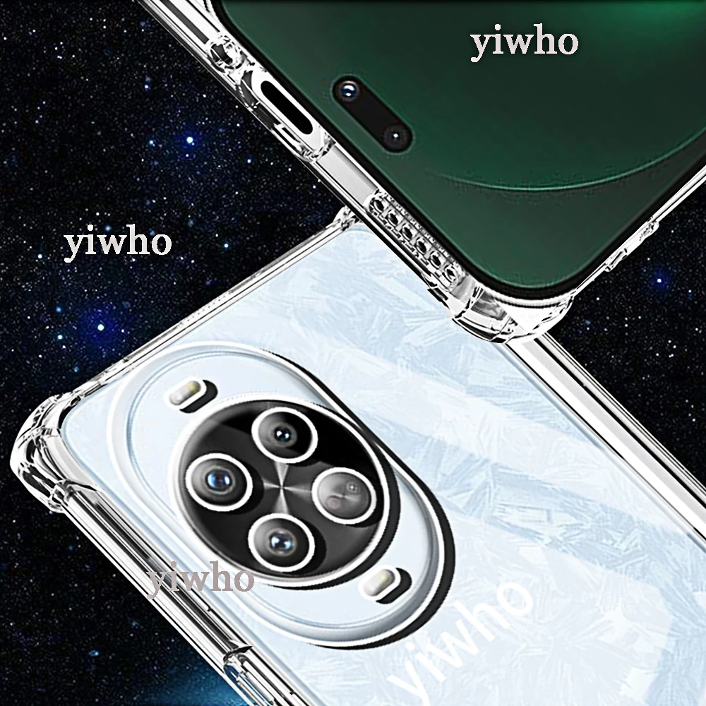 Ultra Clear Transparent Phone Case - Soft TPU Protective Back Cover with Camera Shield