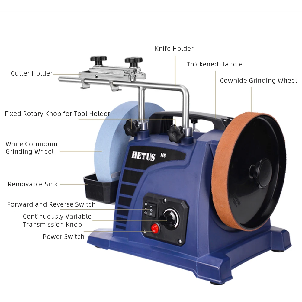 Electric Sander 220V Knife Sharpener Water Sharpener Water-Cooled Knife Home Desktop Sharpening Tools Sharpening Stone