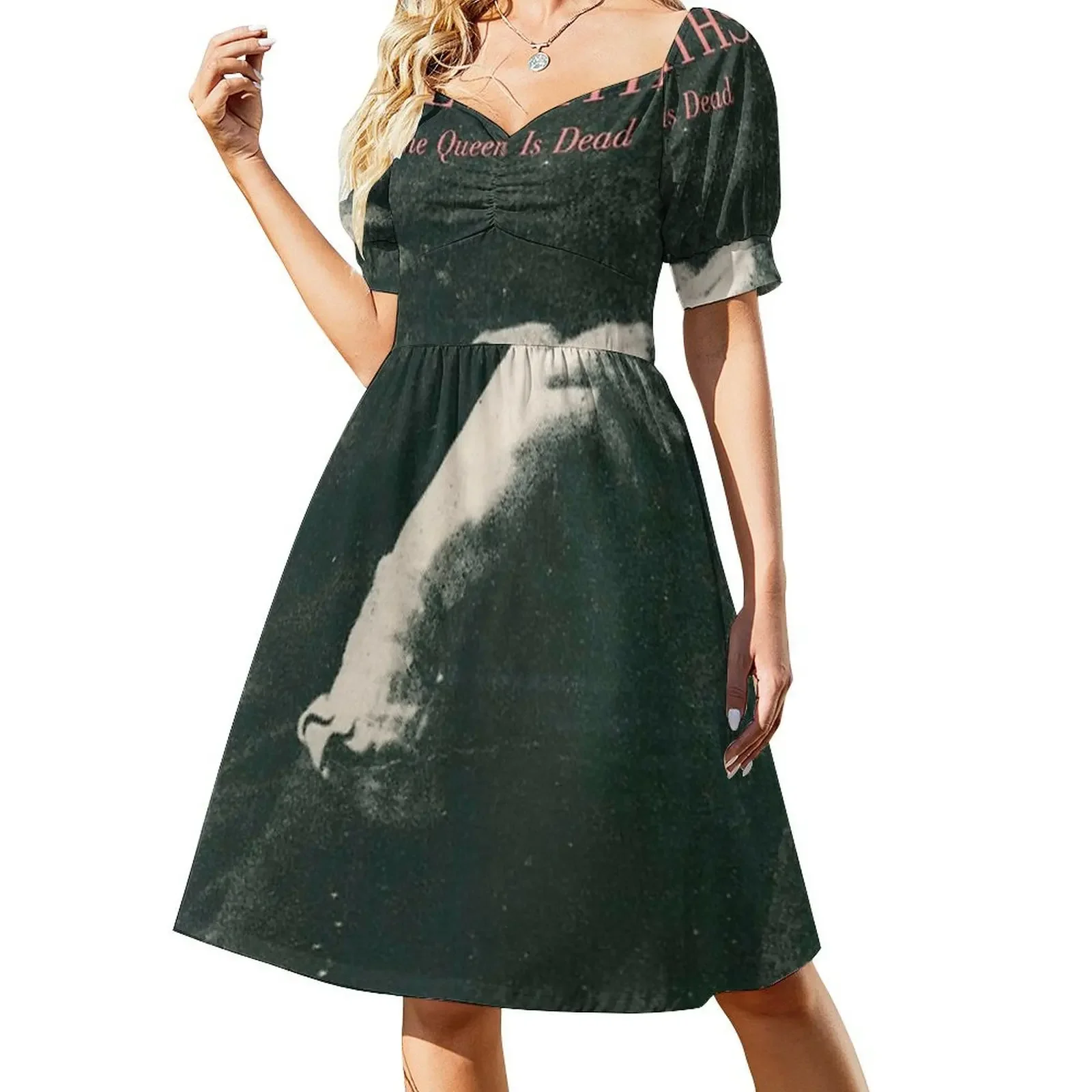 thumbnail image 1 of El vestido sin mangas Is Dead es un vestido de noche elegante y chic para embarazadas., 1 of 7