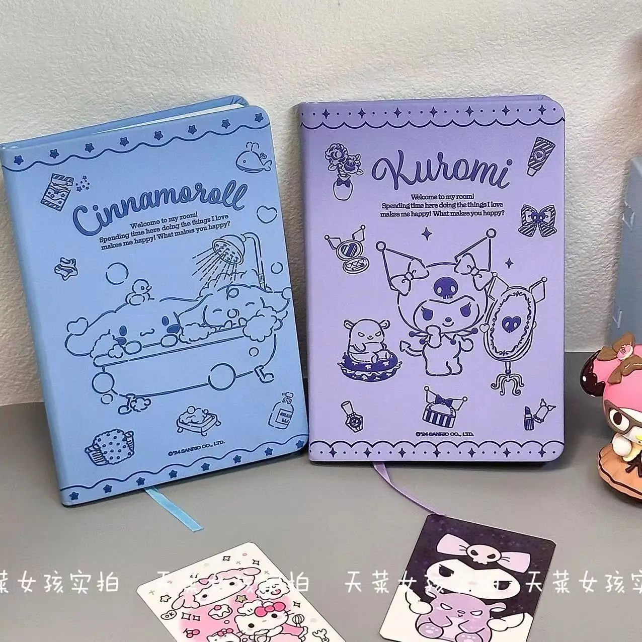 Sanrio Cinnamoroll Melody Kuromi Pochacco Cartoon Diary Notebook Cute Student B6 Handbook Stationery